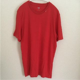 ユニクロ(UNIQLO)のUNIQLO 赤Tシャツ 美品(Tシャツ(半袖/袖なし))