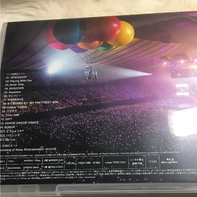 AAA(トリプルエー)のNissy Entertainment 1st LIVE Blu-ray エンタメ/ホビーのDVD/ブルーレイ(ミュージック)の商品写真