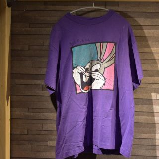 キャラT 紫 ラビット(Tシャツ/カットソー(半袖/袖なし))