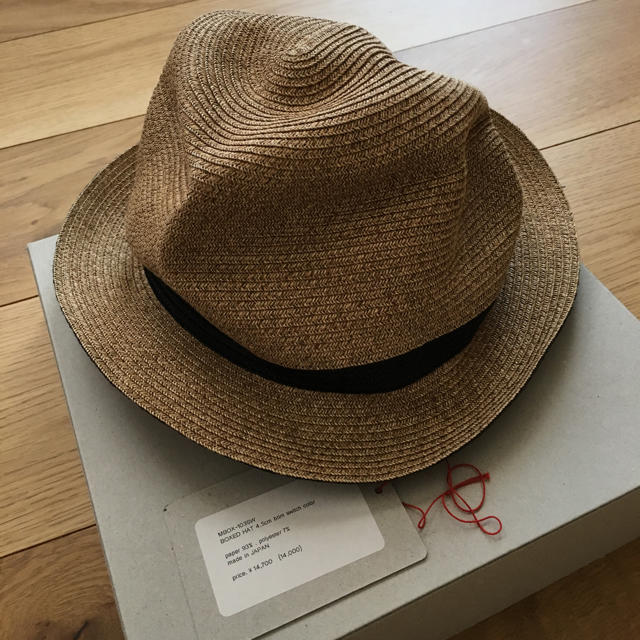 mature ha BOXED HAT 4.5cm ブラック