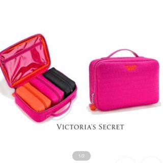 ヴィクトリアズシークレット(Victoria's Secret)のビクトリアシークレット＊トラベルポーチ4点セット 新品(ポーチ)