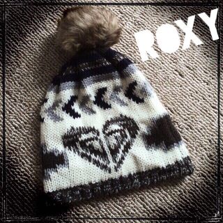 ロキシー(Roxy)のROXYニットcap〜1000円送料込(ニット帽/ビーニー)