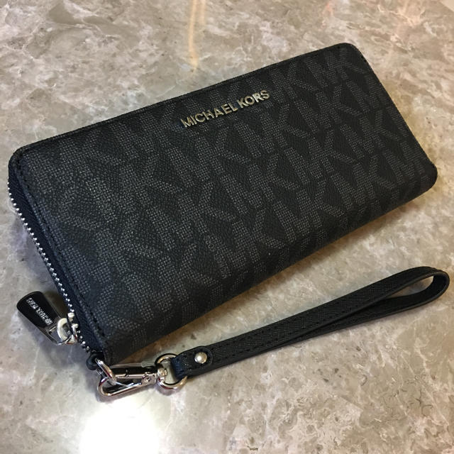 Michael Kors - 新品 ユニセックス ラウンドジッパー 長財布 マイケル