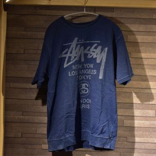 ステューシー(STUSSY)のデニム STUSSY tシャツ(Tシャツ/カットソー(半袖/袖なし))