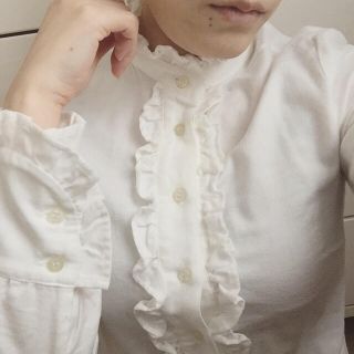 ロキエ(Lochie)のcotton frill blouse ❤︎(シャツ/ブラウス(長袖/七分))