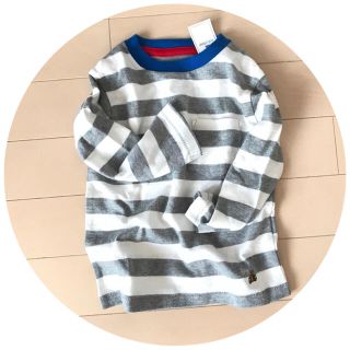 ベビーギャップ(babyGAP)のベビー ギャップ 80 ボーダー 長袖 シャツ tシャツ カットソー 男の子(シャツ/カットソー)