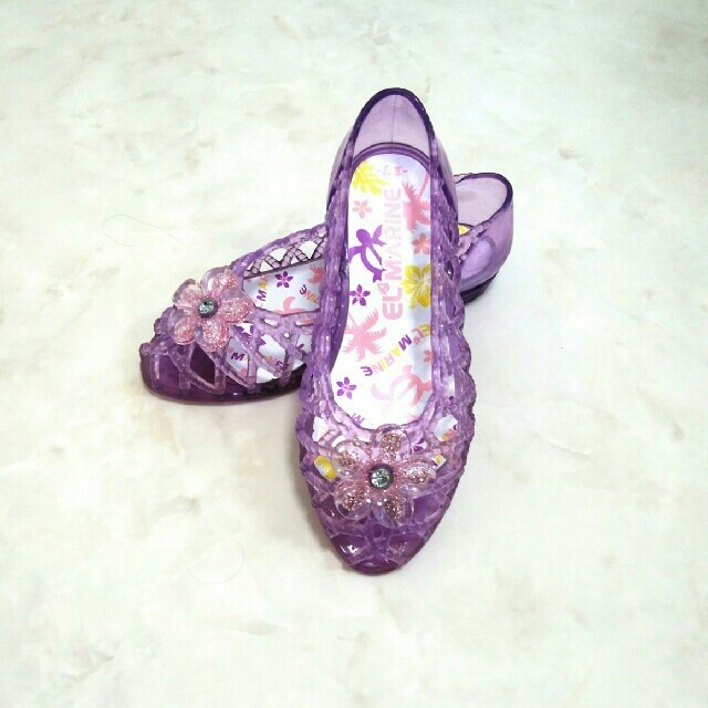 サンダル　17cm 紫色 キッズ/ベビー/マタニティのキッズ靴/シューズ(15cm~)(サンダル)の商品写真