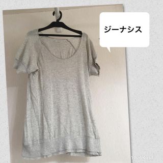 ジーナシス(JEANASIS)のジーナシス ゆるTシャツ グレー M(Tシャツ(半袖/袖なし))