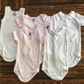 プチバトー(PETIT BATEAU)のお買い得★プチバトー ロンパース5枚組(ロンパース)