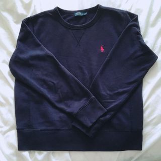 ポロラルフローレン(POLO RALPH LAUREN)のPolo ネイビー スウェット 裏起毛(トレーナー/スウェット)