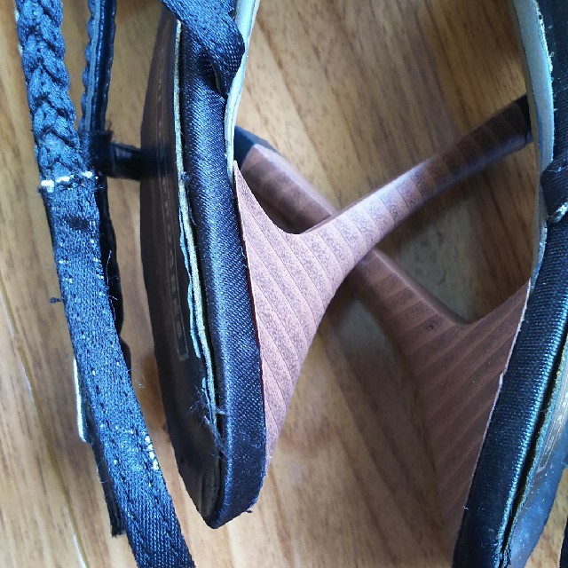 サマーパンプス black  LLサイズ レディースの靴/シューズ(ハイヒール/パンプス)の商品写真