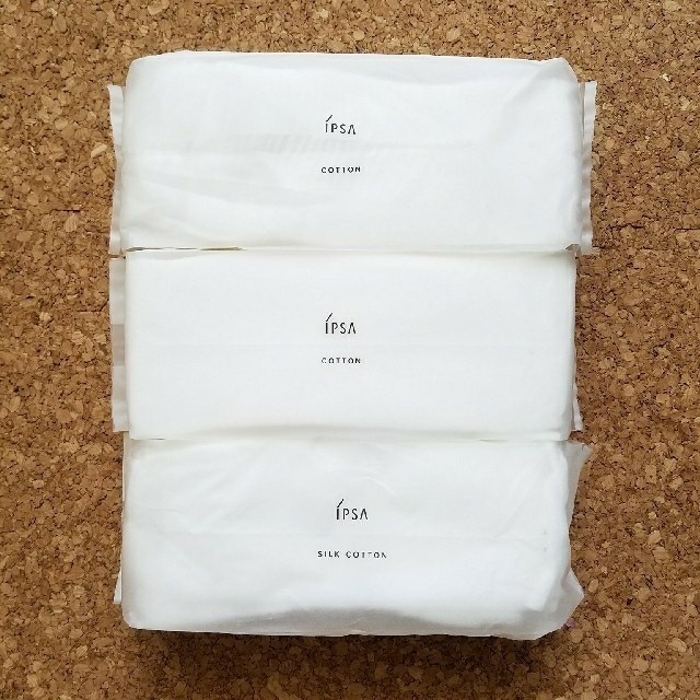 IPSA(イプサ)のIPSAイプサ コットン(3袋セット) コスメ/美容のベースメイク/化粧品(その他)の商品写真