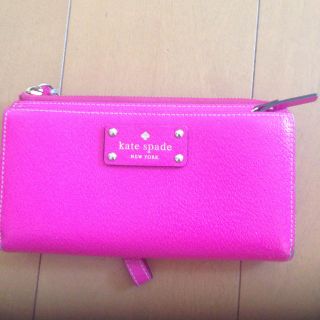 ケイトスペードニューヨーク(kate spade new york)のお値下げしました！KATE SPADE ケートスペード 長財布 ピンク(財布)