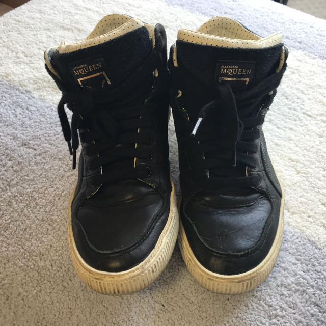 Alexander McQueen(アレキサンダーマックイーン)のPUMA×アレキサンダーマックイーン☆スニーカー☆ハイカット レディースの靴/シューズ(スニーカー)の商品写真