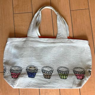 ミナペルホネン(mina perhonen)のミナペルホネン トート 刺繍 メゾン ロミユニ コラボトート(トートバッグ)