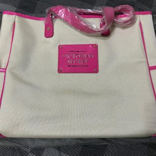 ヴィクトリアズシークレット(Victoria's Secret)の【未使用】Victoria’s Secret トートバッグ ピンク ベージュ(トートバッグ)