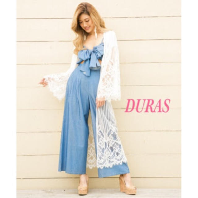 DURAS(デュラス)のDURAS バストリボンオールインワン レディースのパンツ(オールインワン)の商品写真