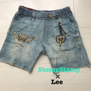 リー(Lee)のレア Lee ストンプスタンプ ショート パンツ 半ズボン ハーフパンツ 100(パンツ/スパッツ)