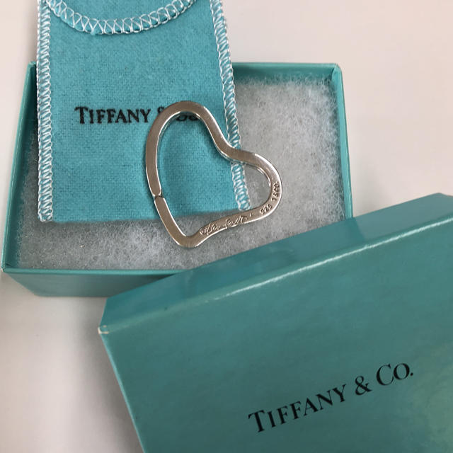 Tiffany & Co. - ティファニー♡オープンハートキーリングの通販 by