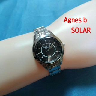 アニエスベー(agnes b.)のアニエスb　ソーラー　レディースアナログウォッチ(腕時計)