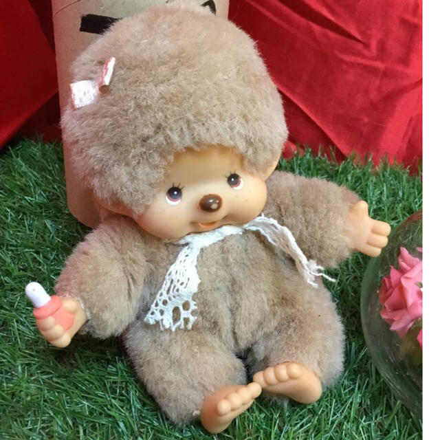 使い勝手の良い】 セキグチ 非 15cm モンチッチ レア☆ベージュ ドール