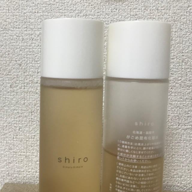 shiro(シロ)のshiro がごめ昆布化粧水セット コスメ/美容のスキンケア/基礎化粧品(化粧水/ローション)の商品写真