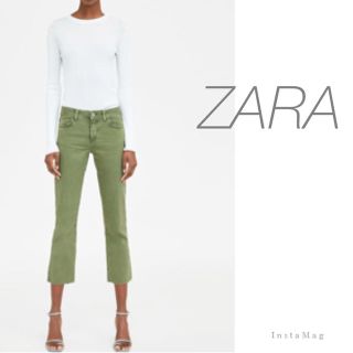 ザラ(ZARA)の大幅値下げ！新品未使用♡ZARA/クロップドデニムパンツ(クロップドパンツ)