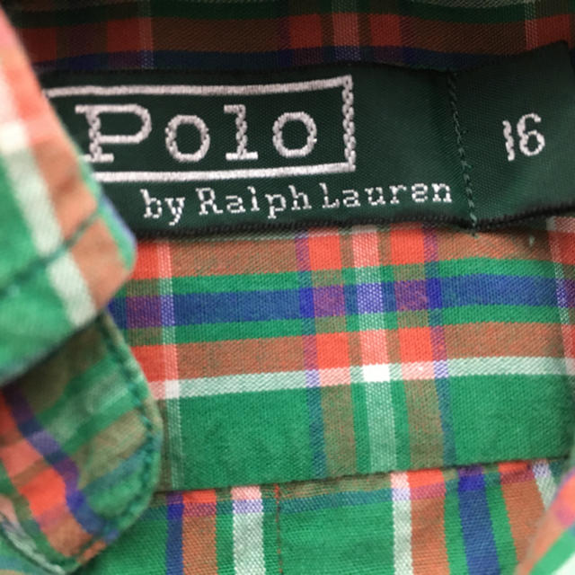 POLO RALPH LAUREN(ポロラルフローレン)のPolo グリーンチェックシャツ レディースのトップス(シャツ/ブラウス(長袖/七分))の商品写真