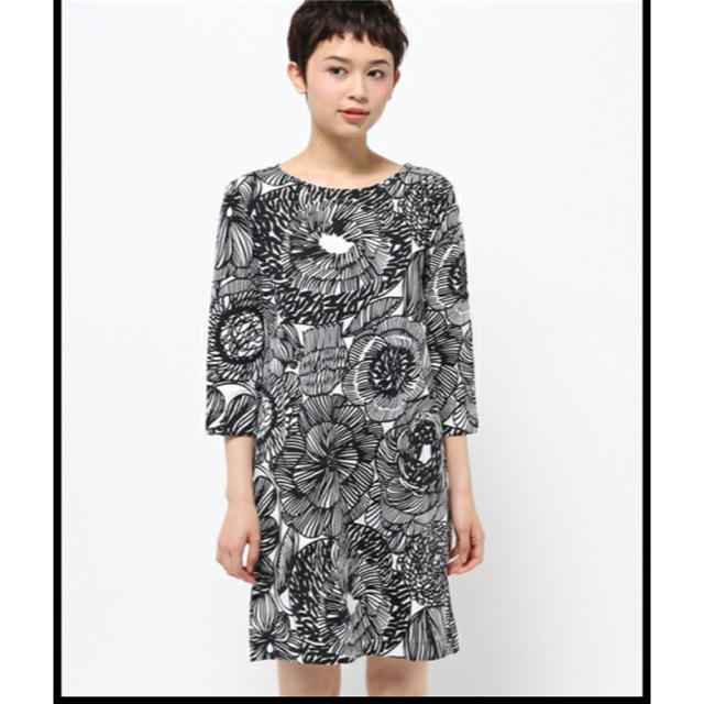 marimekko(マリメッコ)のsaiさま専用♡marimekko ♡ワンピース S チュニック 花柄 レディースのワンピース(ひざ丈ワンピース)の商品写真