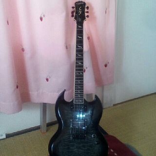 エピフォン(Epiphone)の値下Epiphone SG Prophecy Custom EX 改造 ジャンク(エレキギター)