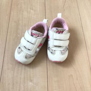 アシックス(asics)のasics◆小花柄 女の子 スニーカー 15cm(スニーカー)