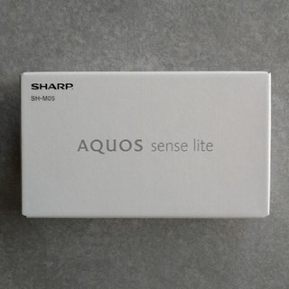 新品 SHARP AQUOS sense lite ブラック SH-M05(スマートフォン本体)