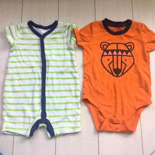 ベビーギャップ(babyGAP)のbabyGap ロンパース２枚セット 70cm(ロンパース)