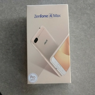 エイスース(ASUS)の新品 ASUS Zenfone 4 Max pro ゴールド ZC554KL(スマートフォン本体)