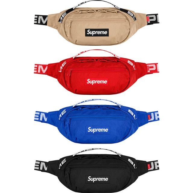 ウエストポーチSupreme NYLON waistbag ref ウェストバッグ レッド