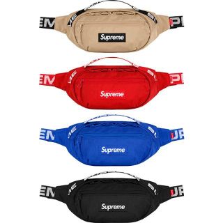 シュプリーム(Supreme)のSupreme NYLON waistbag ref ウェストバッグ レッド(ウエストポーチ)