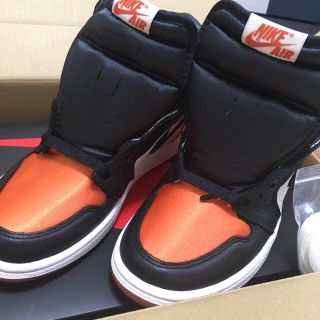 ナイキ(NIKE)のジョーダン1 サテン シャタボ jordan1 re hi og sl(スニーカー)