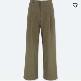 ユニクロ(UNIQLO)のユニクロ ハイウエストチノワイドパンツ (チノパン)