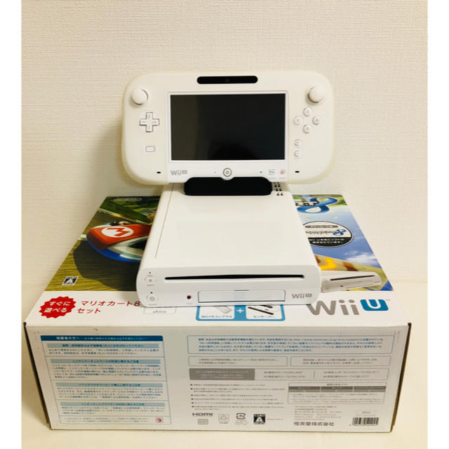 Wii U(ウィーユー)の【マス様専用】wii U  マリオカート32GB エンタメ/ホビーのゲームソフト/ゲーム機本体(家庭用ゲーム機本体)の商品写真