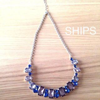 シップス(SHIPS)のSHIPSビジューネックレス(ネックレス)