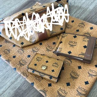 エムシーエム(MCM)のmcm 財布 小銭入れ クラッチバッグ 三点 セット(折り財布)