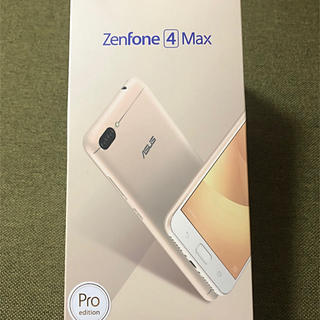 エイスース(ASUS)のZenFone 4 Max Pro ゴールド(スマートフォン本体)