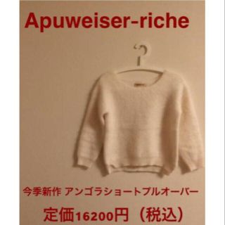 アプワイザーリッシェ(Apuweiser-riche)の専用    アンゴラショートプルオーバー(ニット/セーター)