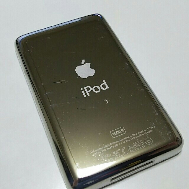 Apple(アップル)のカズピ様専用    iPod  classic  160GB スマホ/家電/カメラのオーディオ機器(ポータブルプレーヤー)の商品写真