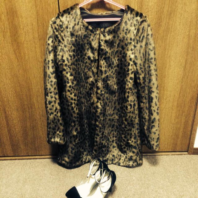 MURUA(ムルーア)のレオパード柄ファーコート レディースのジャケット/アウター(毛皮/ファーコート)の商品写真