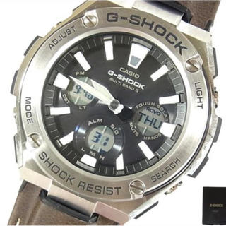 ジーショック(G-SHOCK)のG-SHOCK G-STEEL GST-W130L-1AJ シルバー 極上美品(腕時計(デジタル))