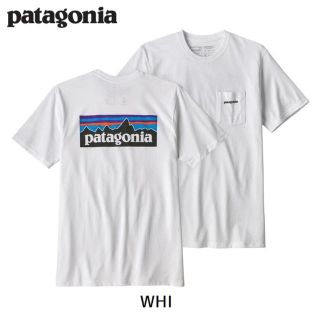 パタゴニア(patagonia)のPatagonia Tシャツ ポケット付き ホワイト(Tシャツ(半袖/袖なし))