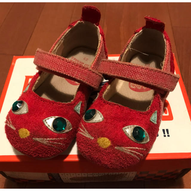 BOO SHOES(ブーシューズ)のBOO SHOES 猫 シューズ  キッズ/ベビー/マタニティのベビー靴/シューズ(~14cm)(スニーカー)の商品写真