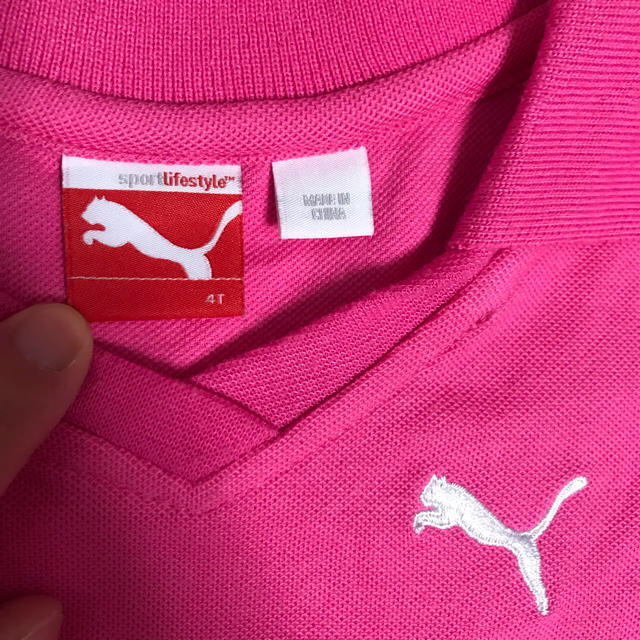 PUMA(プーマ)の専用プーマ☆スポーティワンピース4T キッズ/ベビー/マタニティのキッズ服女の子用(90cm~)(ワンピース)の商品写真