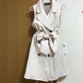 サリア(salire)の再出品♡ぉ値下げ♡salire♥️トレンチヮンピース*ˊᵕˋ*size>>>>m(ミニワンピース)